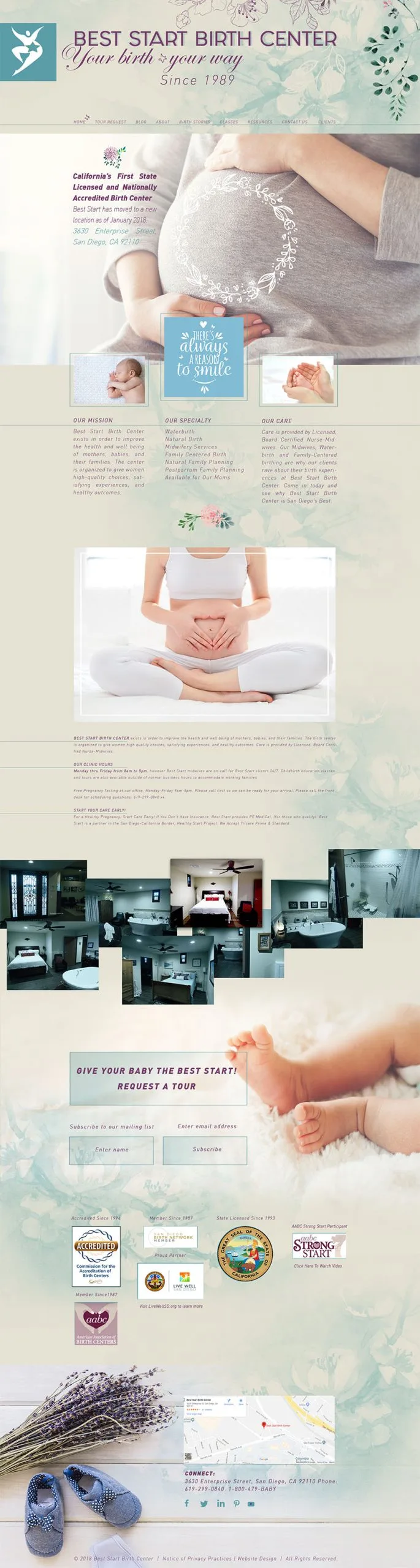 sample website Best start birth center