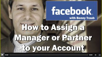 how to assign manager to facebook ad account or page-1280